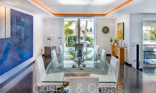 Timeless Andalusian luxury villa for sale in a gated area near Aloha Golf in Nueva Andalucia, Marbella 66557 