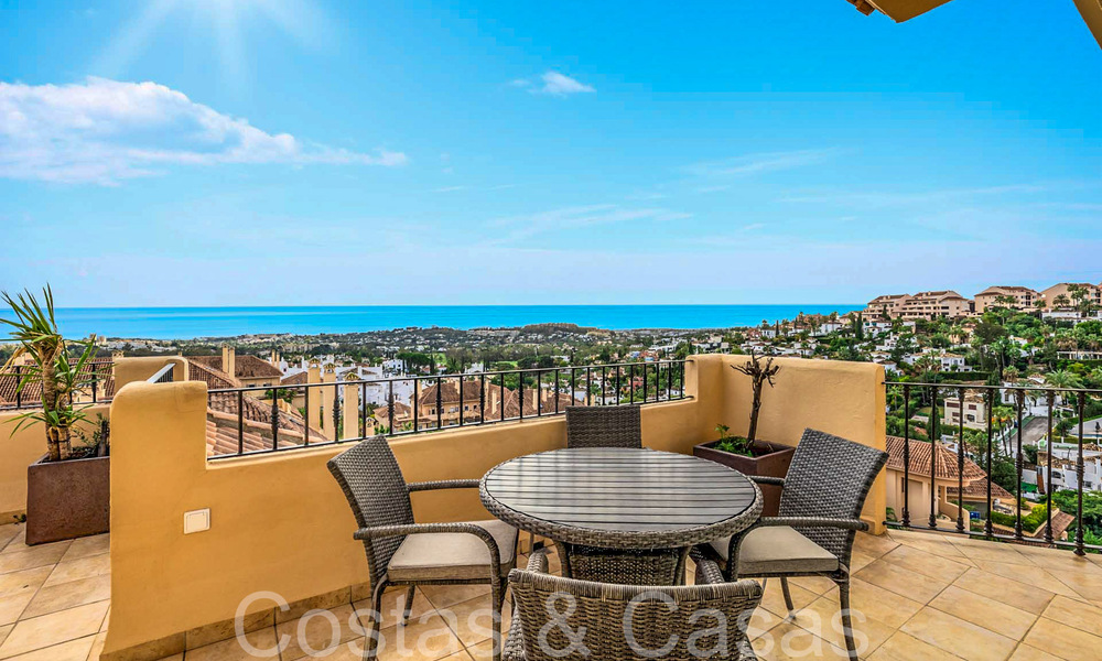 Beautiful double penthouse with sea views for sale in a 5-star complex in Nueva Andalucia, Marbella 66649