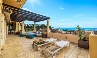 Beautiful double penthouse with sea views for sale in a 5-star complex in Nueva Andalucia, Marbella 66650 
