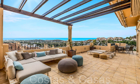 Beautiful double penthouse with sea views for sale in a 5-star complex in Nueva Andalucia, Marbella 66652