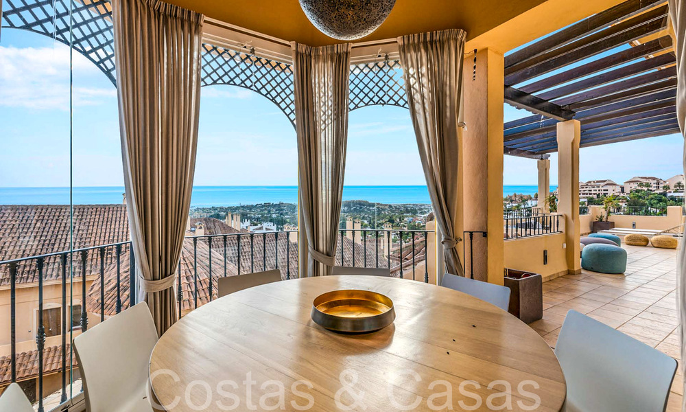 Beautiful double penthouse with sea views for sale in a 5-star complex in Nueva Andalucia, Marbella 66692