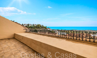 Beautiful double penthouse with sea views for sale in a 5-star complex in Nueva Andalucia, Marbella 66693 