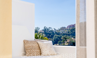 Ready to move in, contemporary duplex penthouse for sale in a gated community in La Quinta in Benahavis, Marbella 66818 