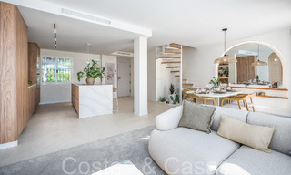 Ready to move in, contemporary duplex penthouse for sale in a gated community in La Quinta in Benahavis, Marbella 66839 