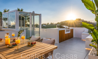 Ready to move in, contemporary duplex penthouse for sale in a gated community in La Quinta in Benahavis, Marbella 66840 