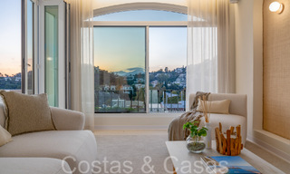 Ready to move in, contemporary duplex penthouse for sale in a gated community in La Quinta in Benahavis, Marbella 66851 