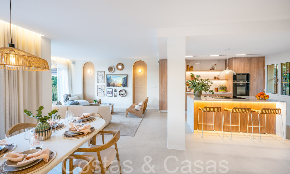 Ready to move in, contemporary duplex penthouse for sale in a gated community in La Quinta in Benahavis, Marbella 66852