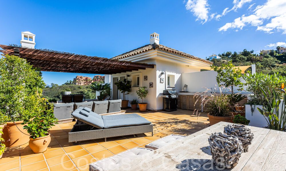 Modern Andalusian style duplex penthouse surrounded by nature in the hills of Marbella 66963