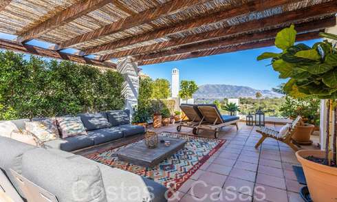 Modern Andalusian style duplex penthouse surrounded by nature in the hills of Marbella 66965
