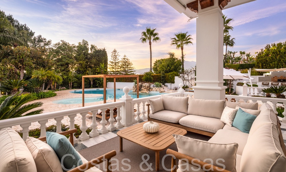 Palace style villa with Moorish-Andalusian architectural style for sale, surrounded by golf courses in Nueva Andalucia's golf valley, Marbella 67084