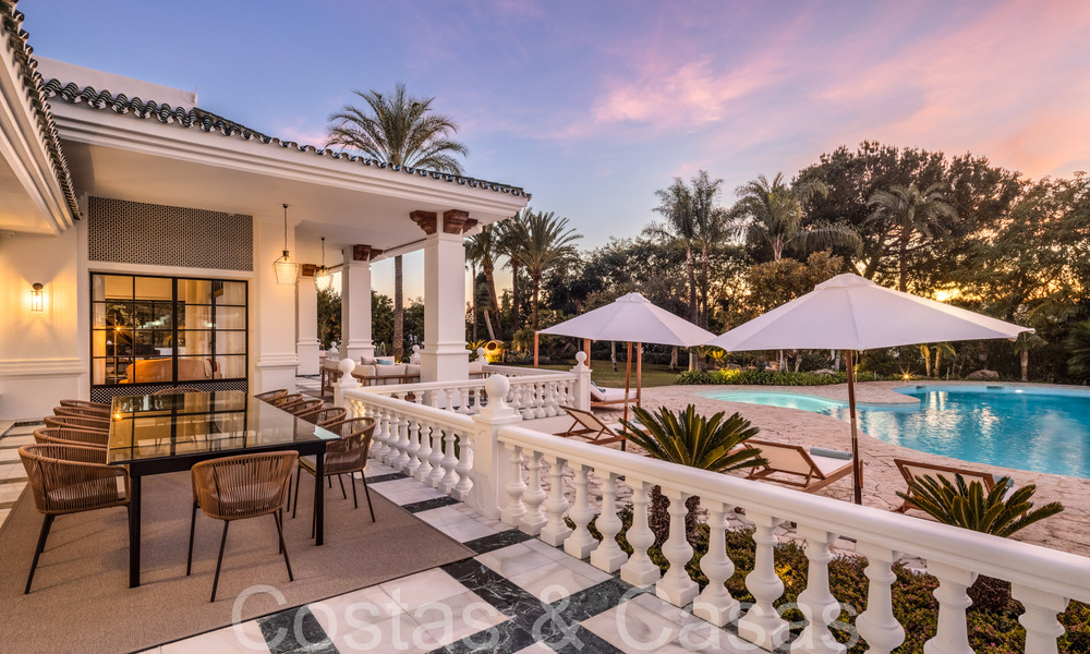 Palace style villa with Moorish-Andalusian architectural style for sale, surrounded by golf courses in Nueva Andalucia's golf valley, Marbella 67086