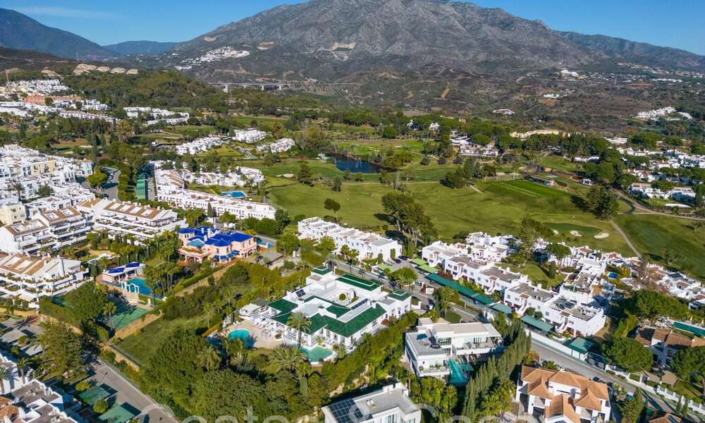 Palace style villa with Moorish-Andalusian architectural style for sale, surrounded by golf courses in Nueva Andalucia's golf valley, Marbella 67090