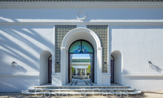 Palace style villa with Moorish-Andalusian architectural style for sale, surrounded by golf courses in Nueva Andalucia's golf valley, Marbella 67092 