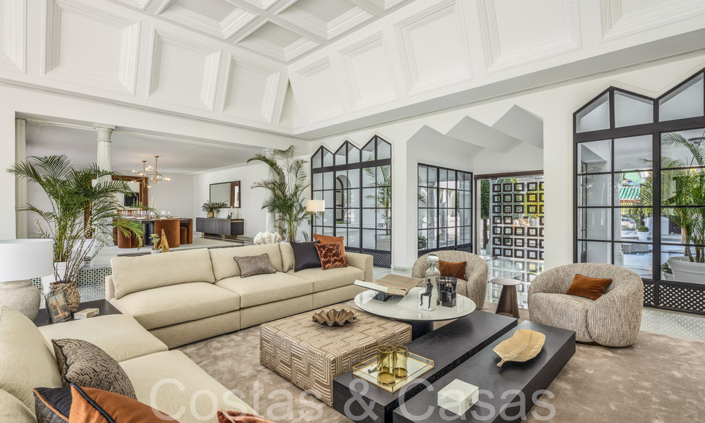 Palace style villa with Moorish-Andalusian architectural style for sale, surrounded by golf courses in Nueva Andalucia's golf valley, Marbella 67106