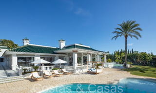 Palace style villa with Moorish-Andalusian architectural style for sale, surrounded by golf courses in Nueva Andalucia's golf valley, Marbella 67113 