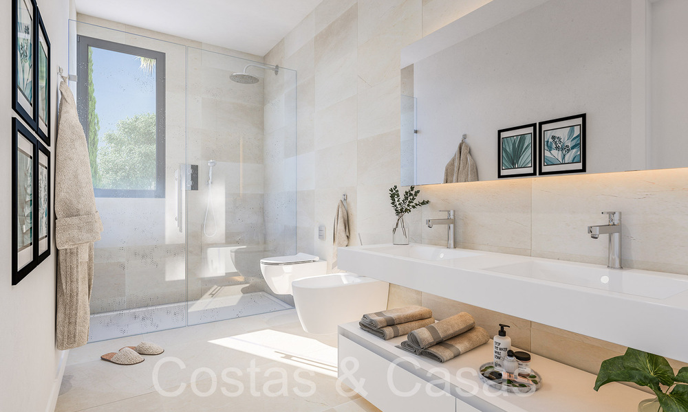 Brand new villa for sale within walking distance of Elviria beach, east of Marbella centre 67172