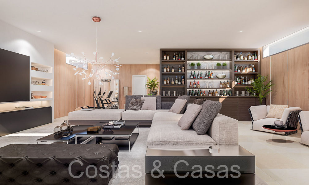Brand new villa for sale within walking distance of Elviria beach, east of Marbella centre 67175