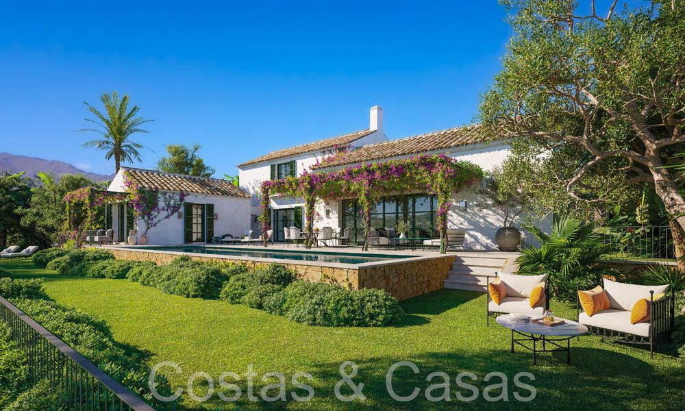 New Mediterranean luxury villas for sale with panoramic sea views in leading golf resort, Costa del Sol 67239