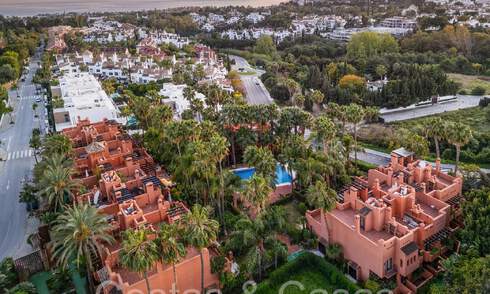 Stunning Mediterranean townhouse for sale in a highly regarded, secure urbanization on Marbella's Golden Mile 67340