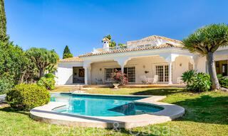 Luxury villa with Andalusian charm for sale in a privileged urbanization close to the golf courses in Marbella - Benahavis 67612 