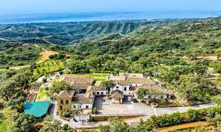Magnificent Andalusian country estate for sale on an elevated plot of 5 hectares in the hills of East Marbella 67540 