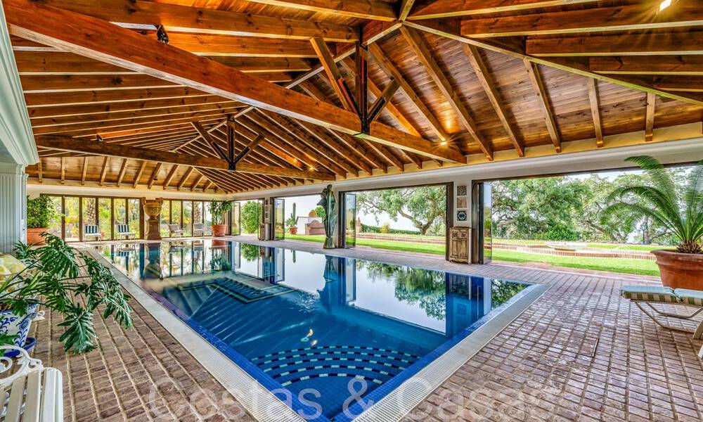 Magnificent Andalusian country estate for sale on an elevated plot of 5 hectares in the hills of East Marbella 67559