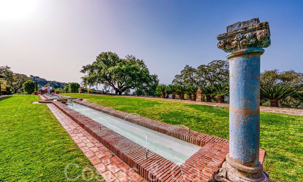 Magnificent Andalusian country estate for sale on an elevated plot of 5 hectares in the hills of East Marbella 67565