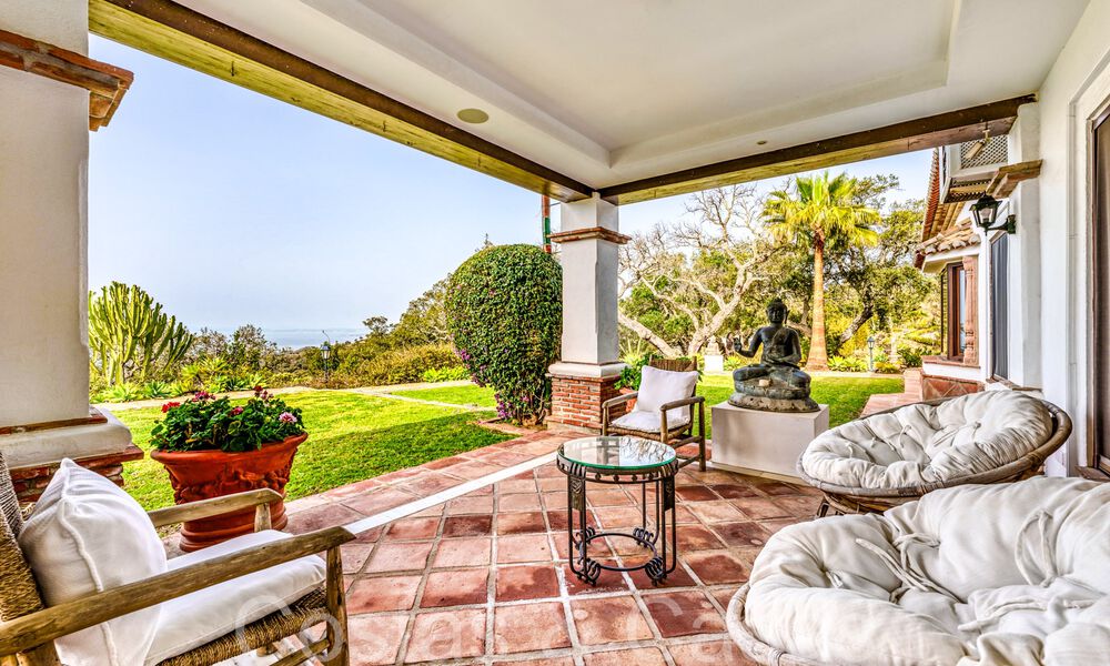 Magnificent Andalusian country estate for sale on an elevated plot of 5 hectares in the hills of East Marbella 67569