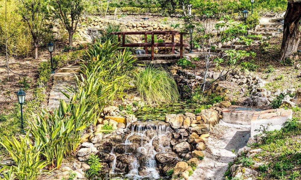 Magnificent Andalusian country estate for sale on an elevated plot of 5 hectares in the hills of East Marbella 67575