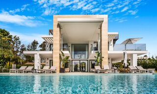 Modernist luxury villa for sale in an exclusive, gated residential area on Marbella's Golden Mile 67623 