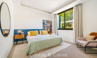 Modernist luxury villa for sale in an exclusive, gated residential area on Marbella's Golden Mile 787624 