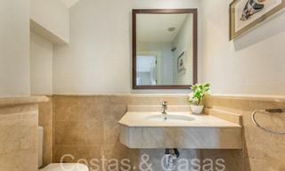 Beachside penthouse for sale within walking distance of the beach and centre in San Pedro, Marbella 67688 