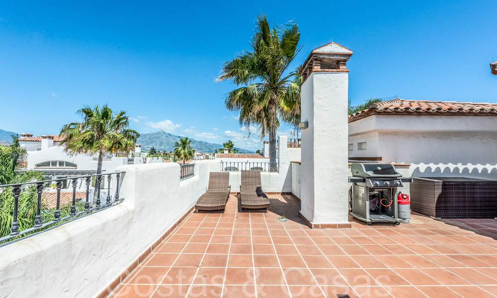 Beachside penthouse for sale within walking distance of the beach and centre in San Pedro, Marbella 67699