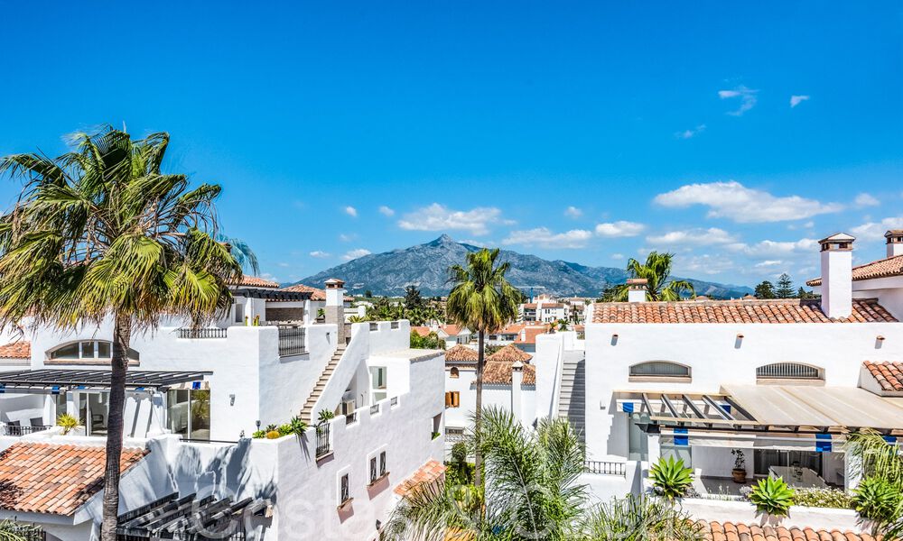 Beachside penthouse for sale within walking distance of the beach and centre in San Pedro, Marbella 67703