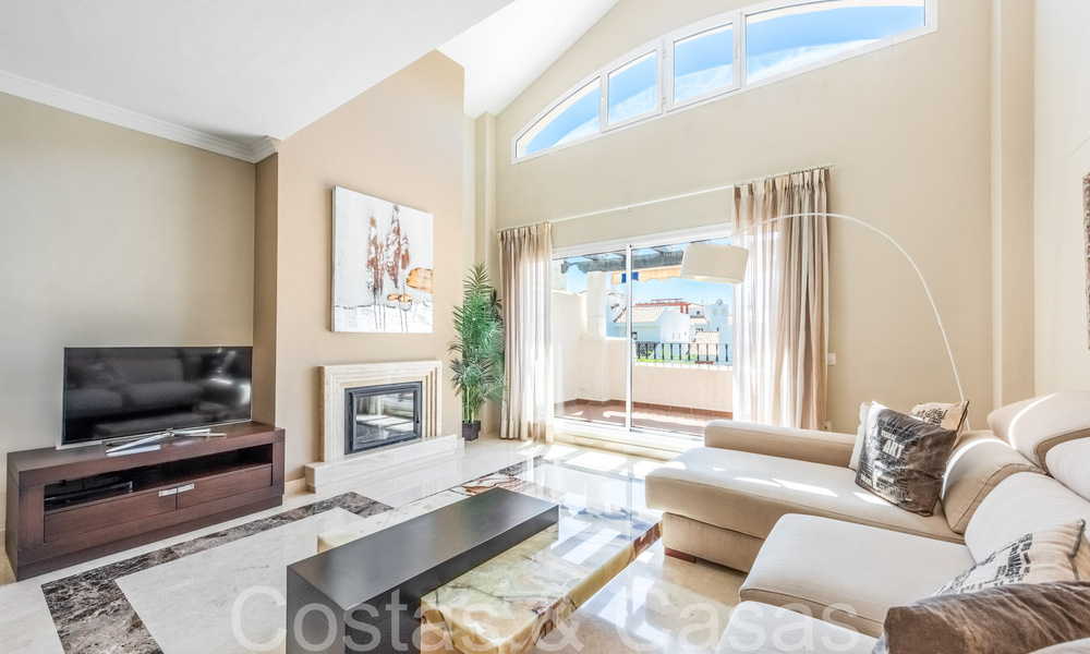 Beachside penthouse for sale within walking distance of the beach and centre in San Pedro, Marbella 67712