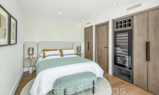 Stylishly renovated luxury villa with sea views for sale in Nueva Andalucia's golf valley, Marbella 67750 