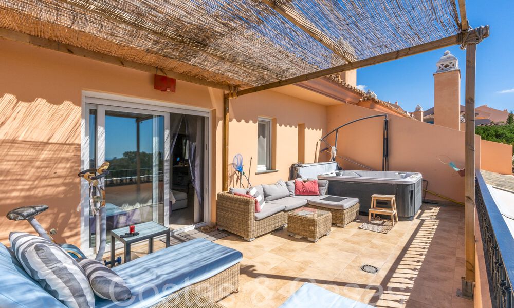 Spacious and bright duplex penthouse for sale located in Nueva Andalucia, Marbella 68001