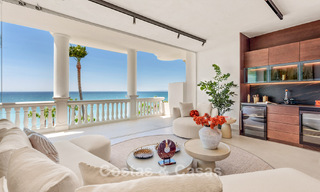 Sophisticated renovated apartment for sale in Las Dunas Park, an exclusive beach resort between Marbella and Estepona 774375 
