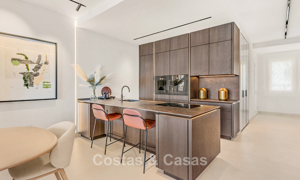 Sophisticated renovated apartment for sale in Las Dunas Park, an exclusive beach resort between Marbella and Estepona 774376