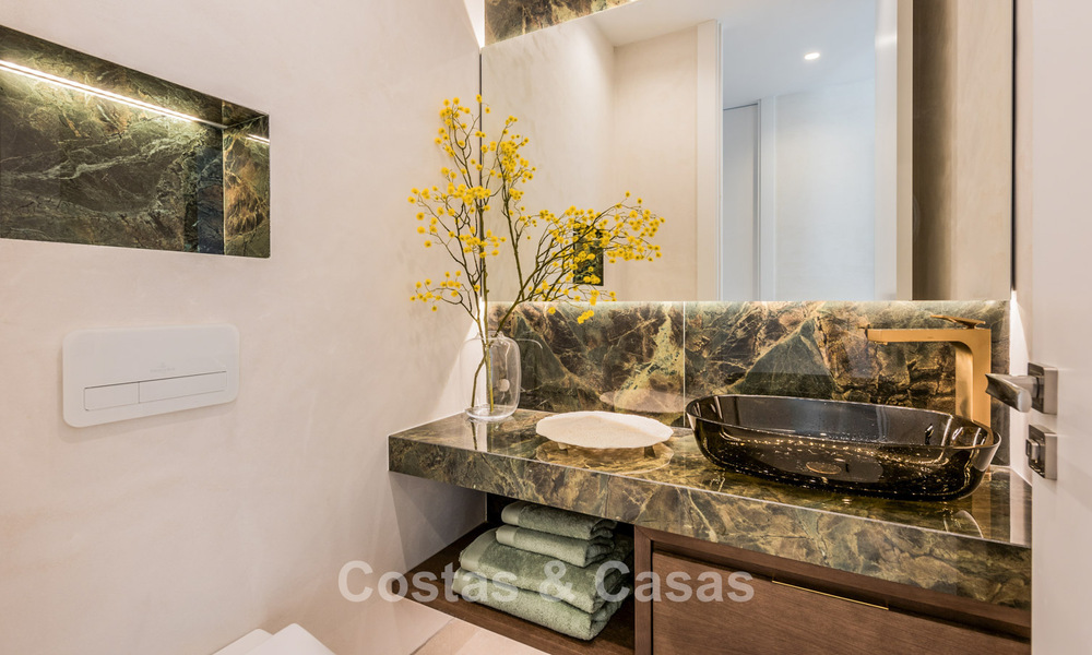 Sophisticated renovated apartment for sale in Las Dunas Park, an exclusive beach resort between Marbella and Estepona 774380