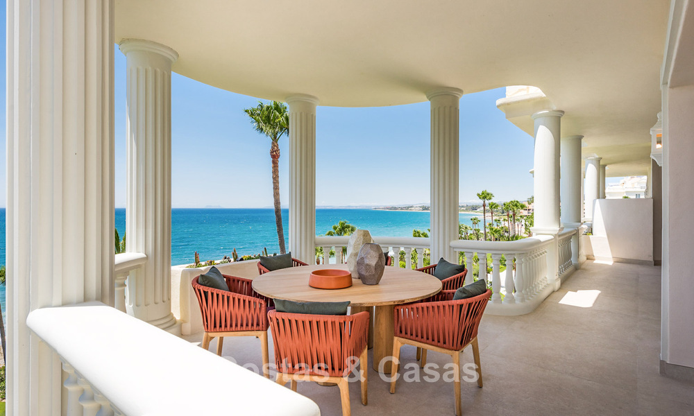 Sophisticated renovated apartment for sale in Las Dunas Park, an exclusive beach resort between Marbella and Estepona 774381