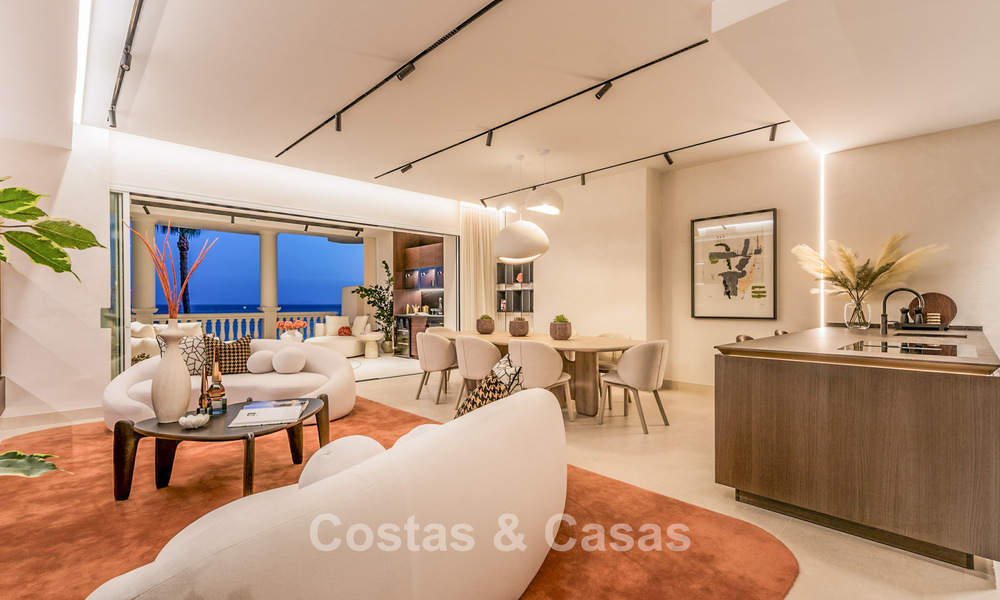 Sophisticated renovated apartment for sale in Las Dunas Park, an exclusive beach resort between Marbella and Estepona 774392