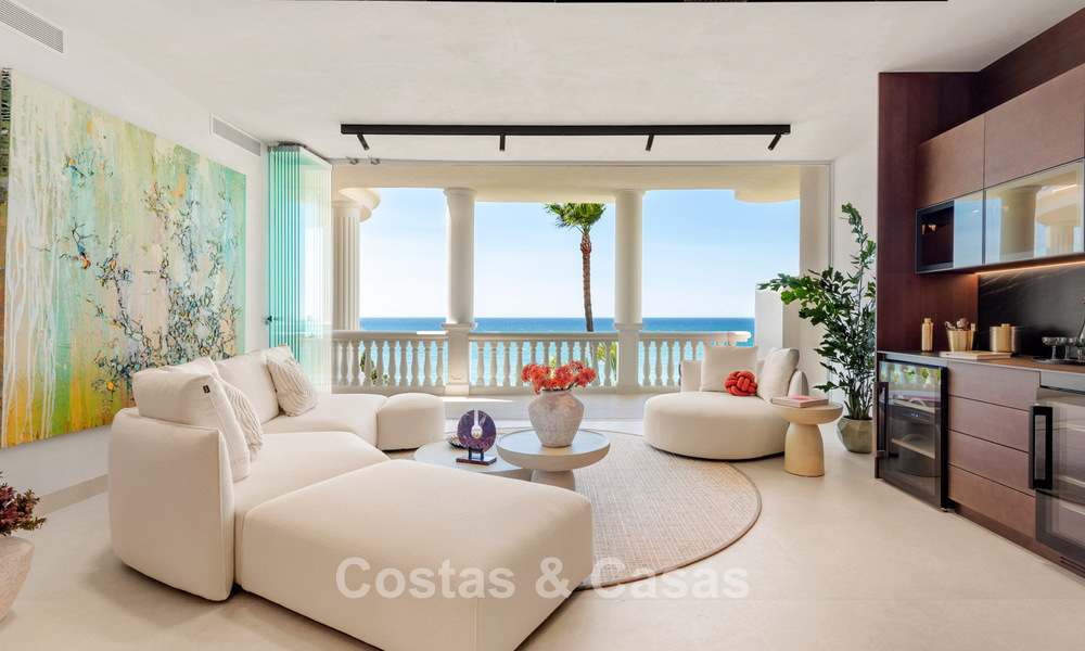 Sophisticated renovated apartment for sale in Las Dunas Park, an exclusive beach resort between Marbella and Estepona 774396