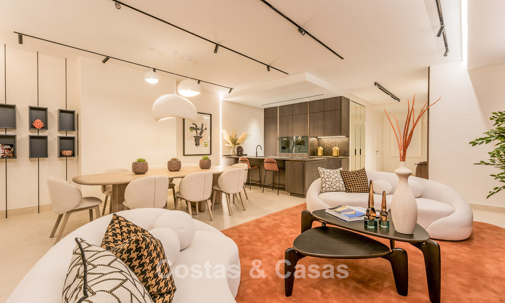 Sophisticated renovated apartment for sale in Las Dunas Park, an exclusive beach resort between Marbella and Estepona 774407