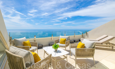 Luxurious, modern, duplex penthouse with panoramic sea views for sale in Benalmadena, Costa del Sol 68007