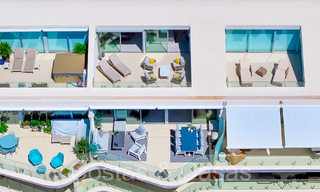 Luxurious, modern, duplex penthouse with panoramic sea views for sale in Benalmadena, Costa del Sol 68013 