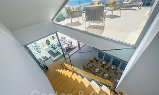 Luxurious, modern, duplex penthouse with panoramic sea views for sale in Benalmadena, Costa del Sol 68027 