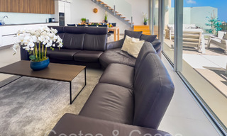 Luxurious, modern, duplex penthouse with panoramic sea views for sale in Benalmadena, Costa del Sol 68032 