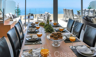 Luxurious, modern, duplex penthouse with panoramic sea views for sale in Benalmadena, Costa del Sol 68039 