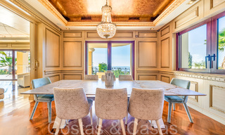 Imposing royal style villa for sale with panoramic sea views located in the hills of Marbella East 68183 